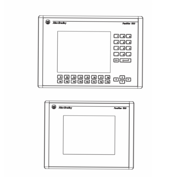 A-B 2711-T10C8 Operator Terminal, Industrial Control Module - Image 2