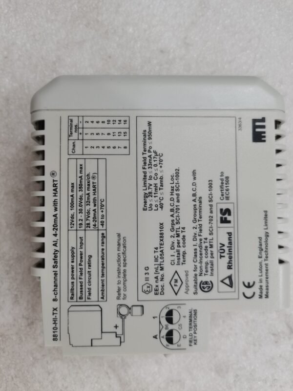GE IS200ECTBG2A High-Performance EXCITER CONTACT TERM BOARD for Industrial Control
